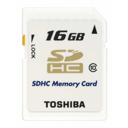 TOSHIBA SDHCメモリカード Class10 16GB