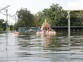 タイ　洪水