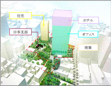 赤坂プリンスホテル跡地　複合施設ビルと賃貸マンション開発へ