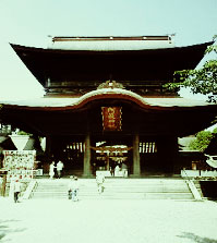 阿蘇神社の桜門