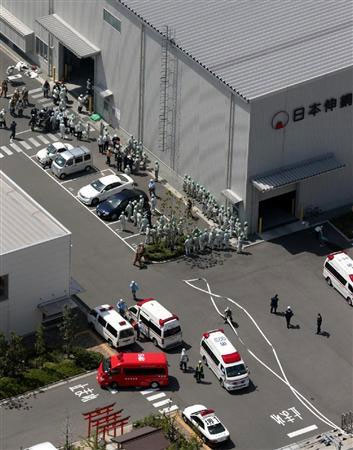 日本伸銅で溶解炉が爆発