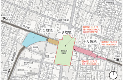 京王電鉄／調布駅再開発で大型複合商業施設３棟開発へ　１７年完成予定