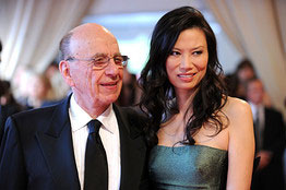 メディア王ルパート・マードック氏との離婚が報じられている中国人妻・ウェンディ（鄧文迪）