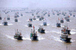 中国漁船