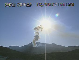 本日朝の火山カメラ