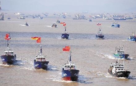 尖閣国有化直後に動いた中国漁船団。