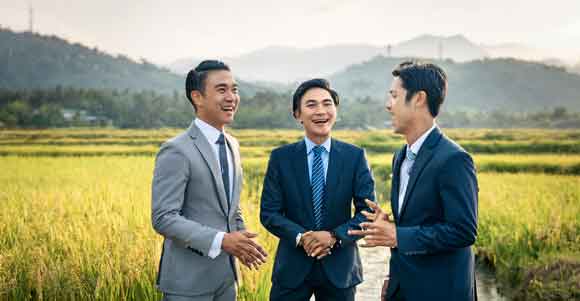 田んぼと政治家