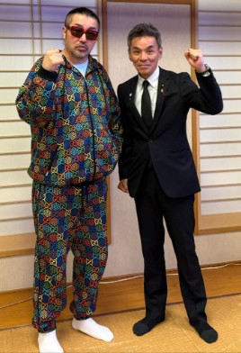 奥野卓志さんと梅本けいすけ氏
