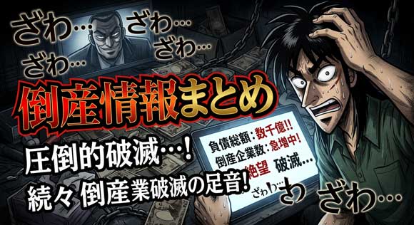 倒産情報(カ●ジ風)