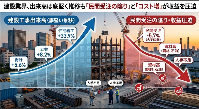 建設業界 6月