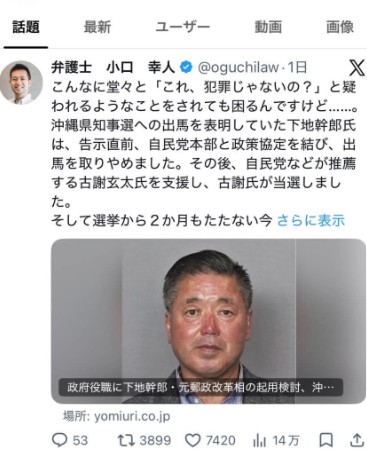 下地幹郎
